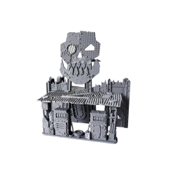 Orcza stacja paliw z dużym totemem