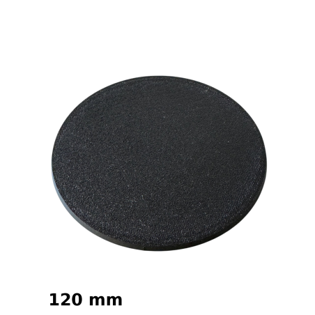 Podstawki do Figurek, Owalne, Czarne, 120mm