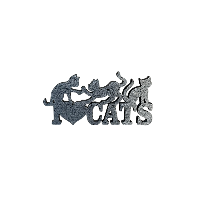 I Love Cats – Dekoracja 3D dla Kocich Miłośników