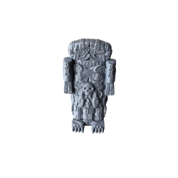 Aztecka Bogini z Wężami – Kamienna Statua (Coatlicue)
