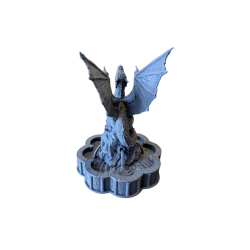 Fontanna ze Smokiem – Epicka Dekoracja Placu Fantasy